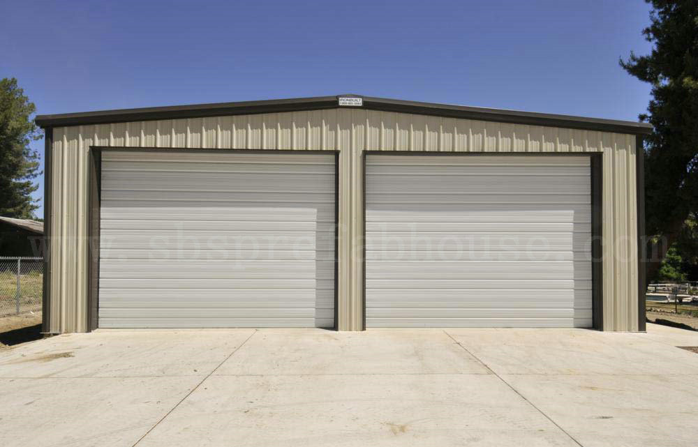 Steel garage